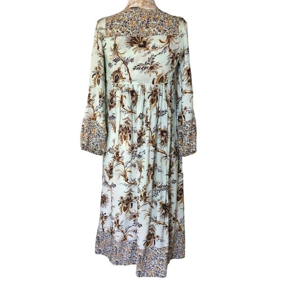 R.Vivimos Floral Tassel Bohemian Maxi Dress size small - Picture 3 of 12